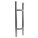 1-1/4” DIAMETER - 155º OFFSET LADDER PULL HANDLE BACK-TO-BACK - SATIN STAINLESS STEEL MOD. L27