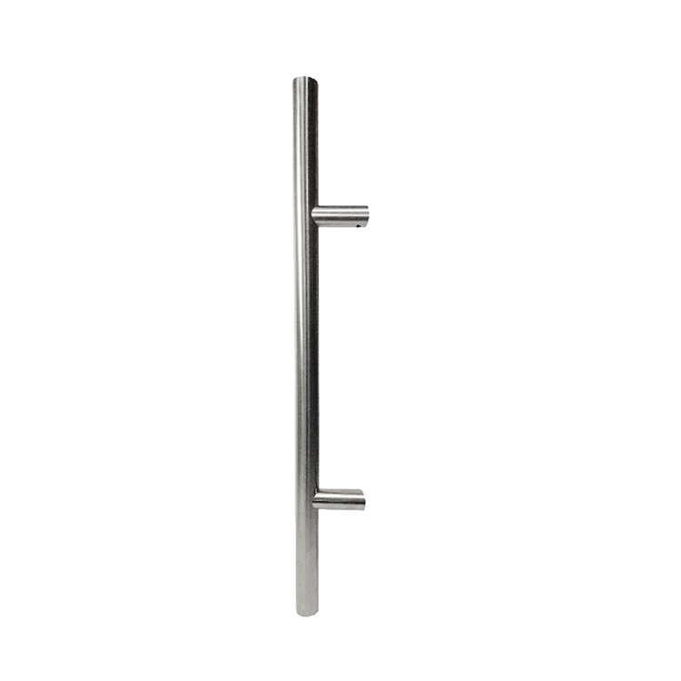 1-1/4” DIAMETER - 155º OFFSET LADDER PULL HANDLE SINGLE-SIDED - SATIN STAINLESS STEEL MOD. L27