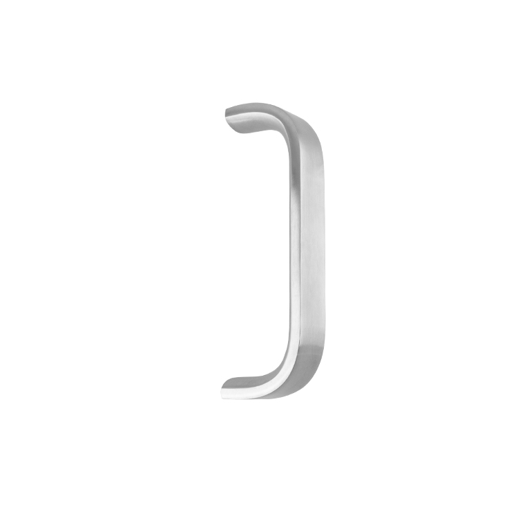 SOLID DOOR PULL EXTERIOR ONLY - SATIN, 304 STAINLESS STEEL MOD. W8105