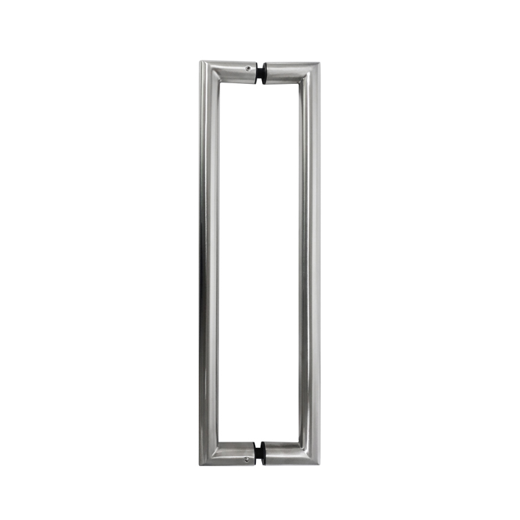 SQUARE PULL HANDLE BACK-TO-BACK - POLISHED FINISH - 304 STAINLESS STEEL - MOD. L31