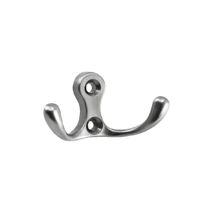 DOUBLE COAT HOOK - ZINC ALLOY MOD. CMHD104