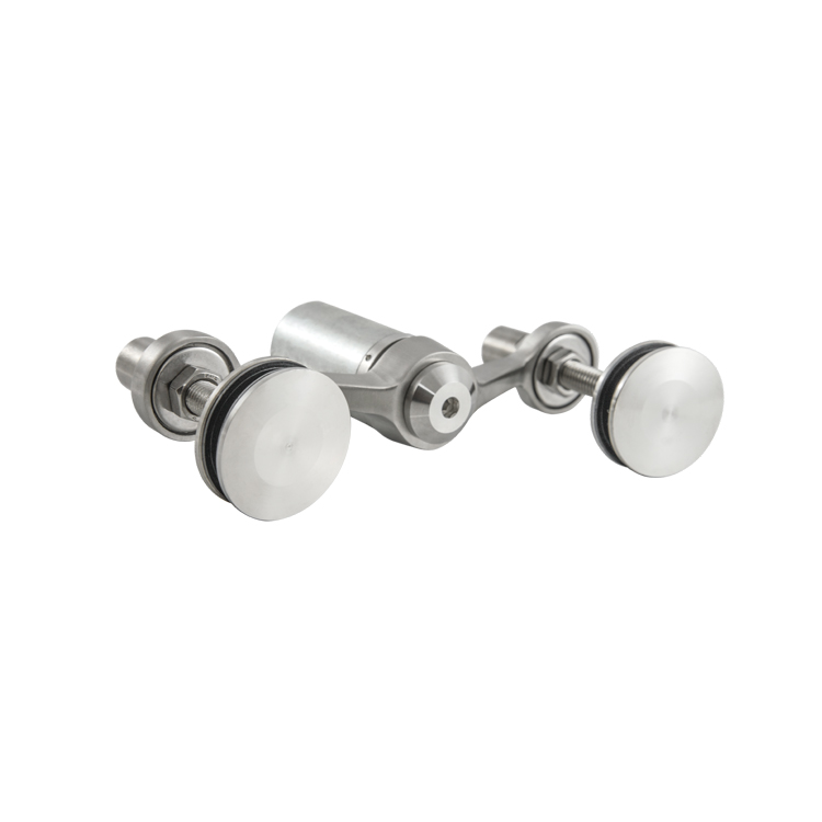 2-WAY GLASS SPIDER FITTINGS - STAINLESS STEEL MOD.SP-001
