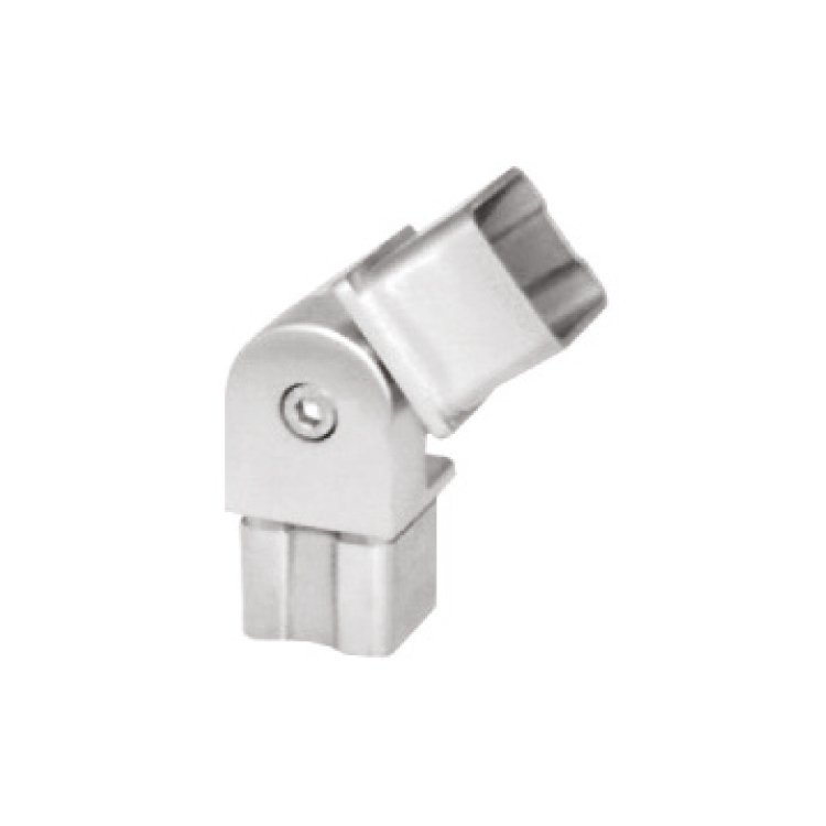 SQUARE ADJUSTABLE ELBOW-CONNECTOR - 304 STAINLESS STEEL MOD.CY-322