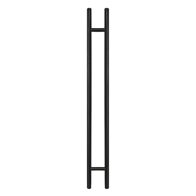 1-1/4” DIAMETER - LADDER PULL HANDLE BACK-TO-BACK - BLACK FINISH - 304 STAINLESS STEEL - MOD. L22