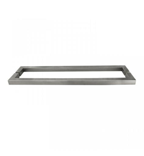 (18&quot;, 24&quot;) STANDARD SQUARE BACK-TO-BACK TOWEL BAR - STAINLESS STEEL - MOD. L17D