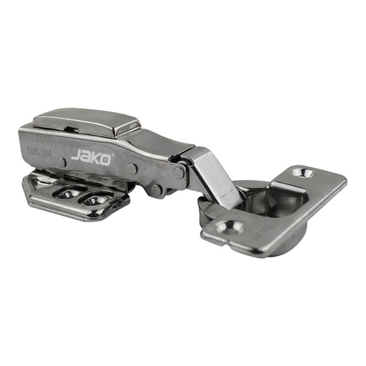 110º STAINLESS STEEL HINGE WITH SOFT STOP SYSTEM 1-3/8&quot; (PAIR) MOD. 610-SS304