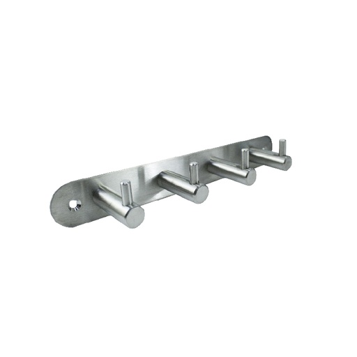 [WHK027SS] COAT HOOK RACK - STAINLESS STEEL 304 MOD.WHK027SS