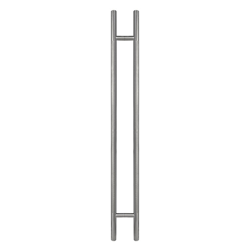 [L2239X50SS-SET] 50&quot; KNURLED LADDER PULL HANDLE - BACK-TO-BACK - SATIN FINISH - 304 STAINLESS STEEL - MOD. L22