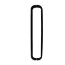 1-5/8&quot; × 3/4&quot; C ROUNDED CORNER PULL HANDLE BACK-TO-BACK - BLACK FINISH - 304 STAINLESS STEEL - MOD. CHCP030