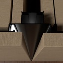 GOLA LED RECESSED VERTICAL DOUBLE GRIP PROFILE MOD. LAGO011