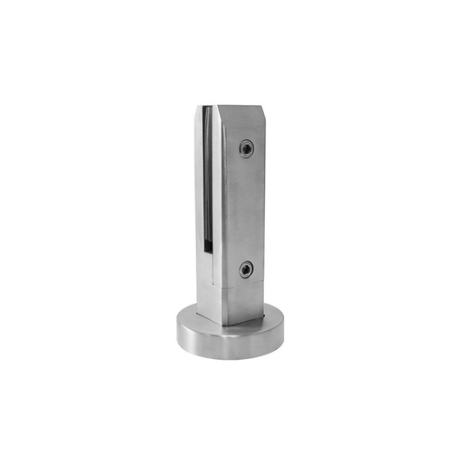 [CY-0204SS] BEVELED SURFACE MOUNT FRAMELESS WINDSCREEN CLAMP - 304 STAINLESS STEEL MOD.CY-0204SS