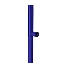 MANILLÓN TIPO H MOLETEADO - AZUL - 50&quot; - MODULAR - ACERO INOXIDABLE 304 - MOD. L22 (SET)