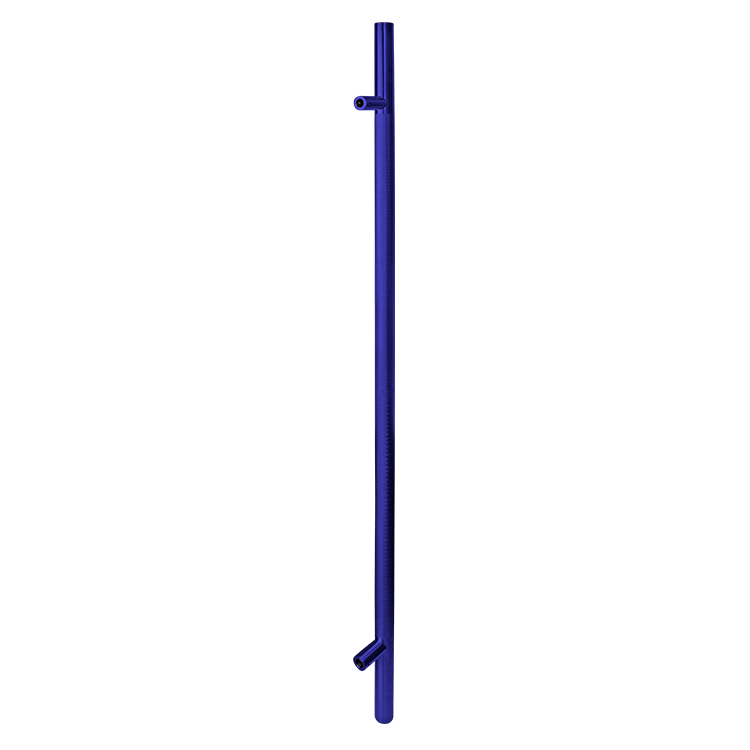 MANILLÓN TIPO H MOLETEADO - AZUL - 50&quot; - MODULAR - ACERO INOXIDABLE 304 - MOD. L22 (SET)