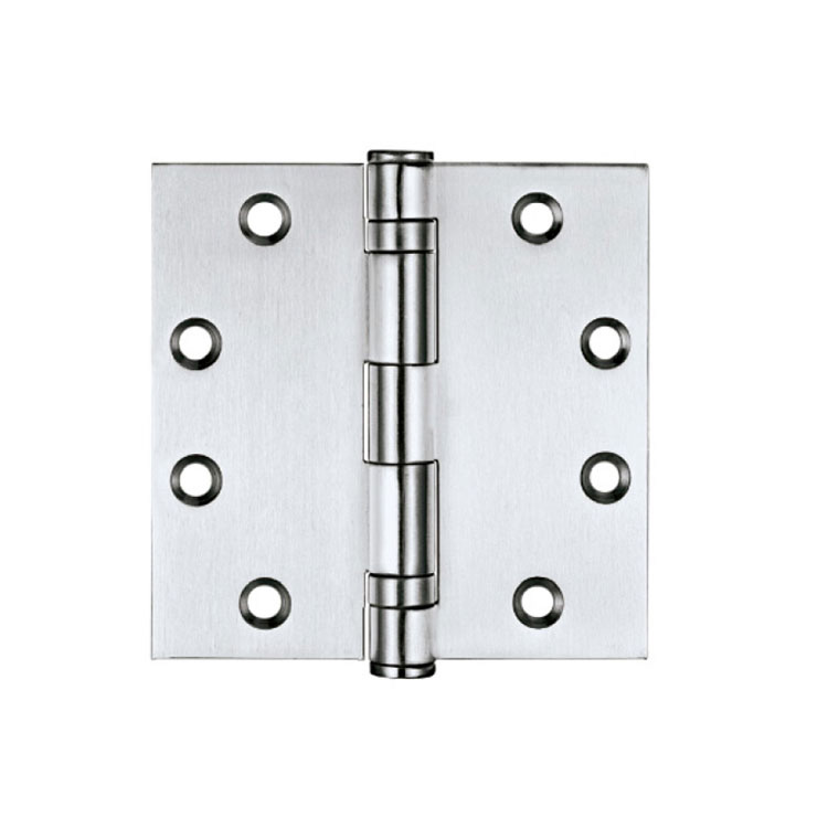 GRADE 1 - MORTISE HINGE STAINLESS STEEL FIRE RATED - 4.5&quot; x 4.5&quot; x 3/16&quot; - (4 BALL BEARINGS) - MOD. CMJ030-4UL