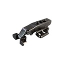 SOFT-CLOSE HINGE FOR TITANIUM ALUMINUM PROFILE - MOD. C94A408T