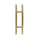 KNUTTED HANDLE 12" x 24" (305 x 610mm) SATIN BRASS SET - MOD. L22