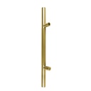 KNUTTED HANDLE 12" x 24" (305 x 610mm) SATIN BRASS SET - MOD. L22