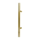 KNUTTED HANDLE 12" x 24" (305 x 610mm) SATIN BRASS SET - MOD. L22