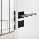 LISBOA TÜRGRIFFE DOOR LOCK BLACK/GRAY TUR.MAN.1800NG