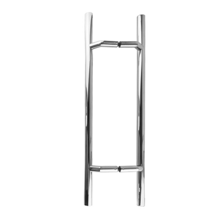 1-1/4” DIAMETER - 135º OFFSET LADDER PULL HANDLE BACK-TO-BACK - POLISHED STAINLESS STEEL MOD. L42 