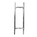 1-1/4” DIAMETER - 135º OFFSET LADDER PULL HANDLE BACK-TO-BACK - POLISHED STAINLESS STEEL MOD. L42 