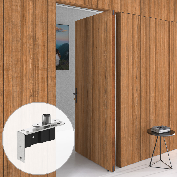 JNF - Top Door Pivot Hinge with Moveable Axis - Stainless Steel - Model JK05201R