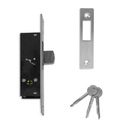 LOW PROFILE MORTISE LOCK - 304 STAINLESS STEEL MOD.1684CD