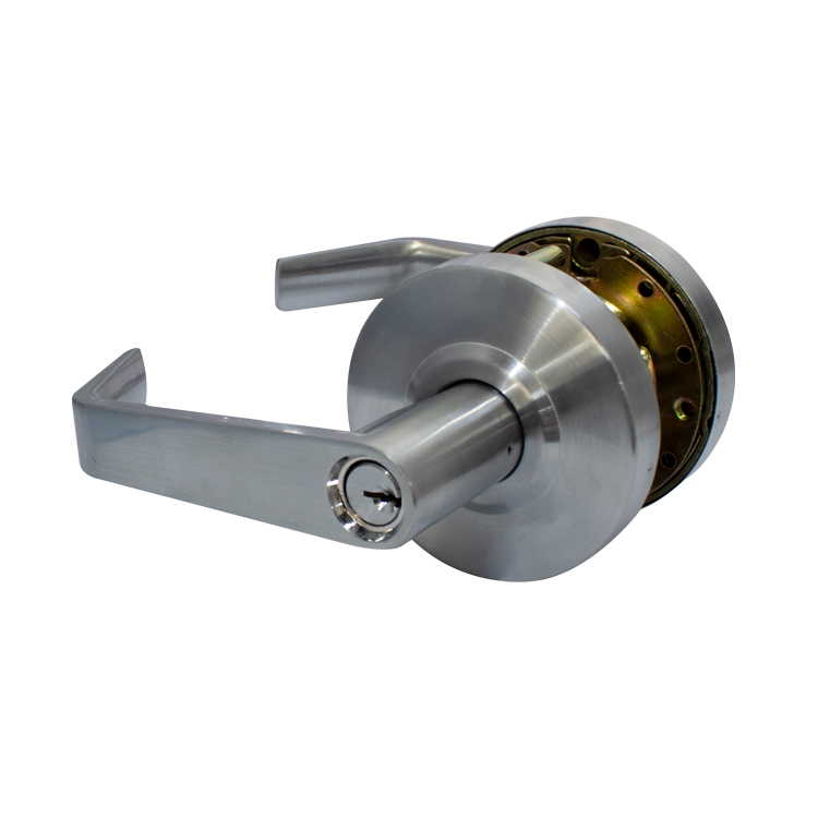 &quot;MONTERREY&quot; COMERCIAL HEAVY DUTY CYLINDRICAL LOCK LEVER SET - GRADE 2 -  BRASS AND ZINC ALLOY