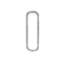 1-5/8&quot; × 3/4&quot; C ROUNDED CORNER PULL HANDLE BACK-TO-BACK - SATIN FINISH - 304 STAINLESS STEEL - MOD. CHCP030