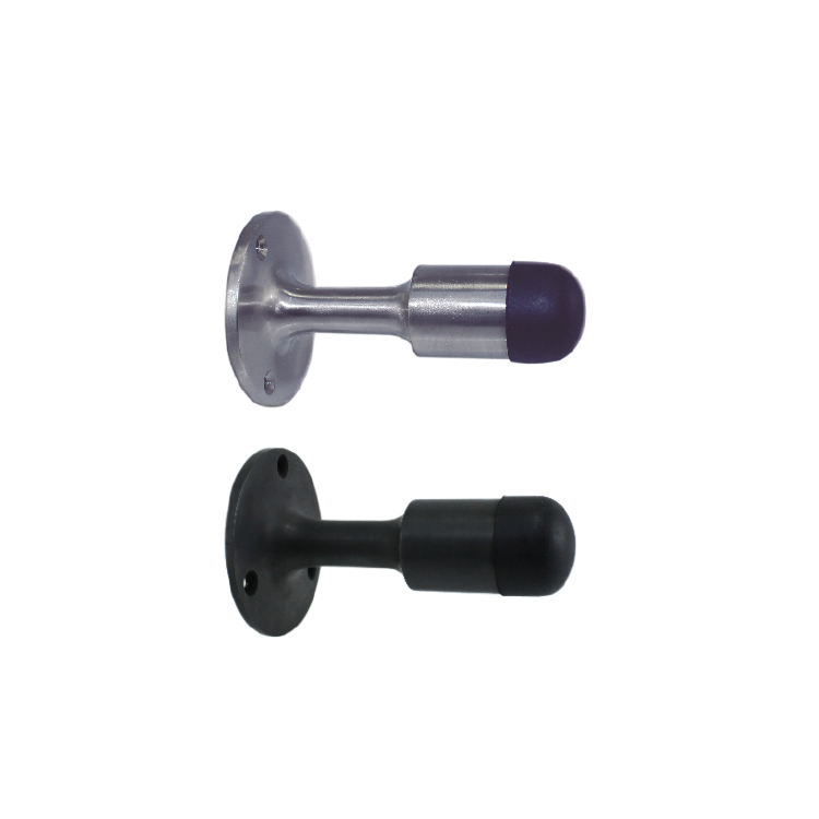 HEAVY DUTY WALL-MOUNT DOOR STOP - SOLID BRASS MOD. 6112