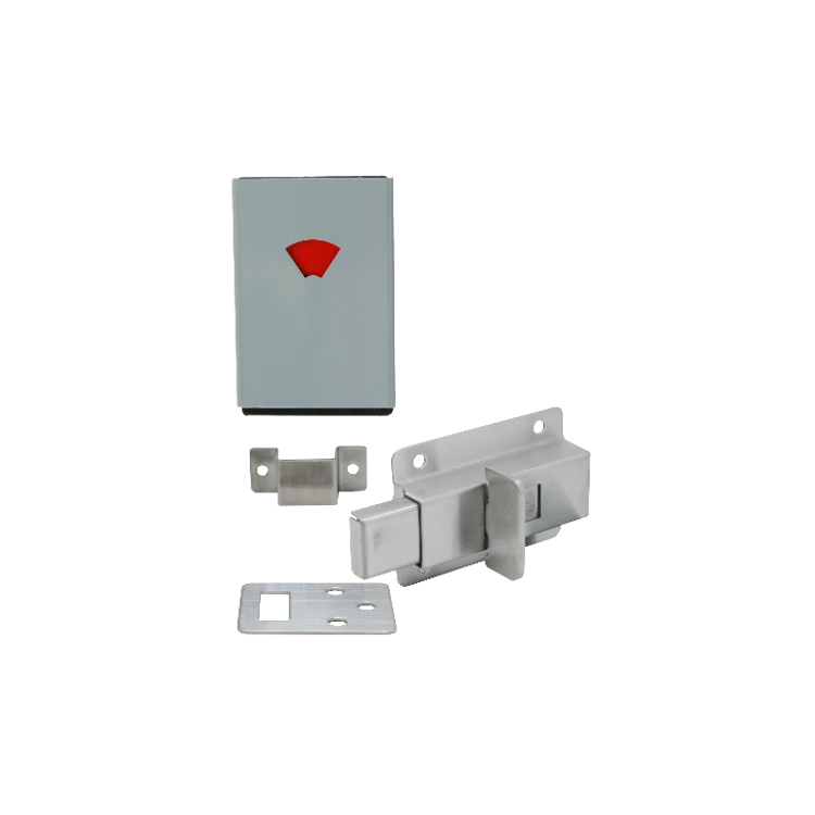 SLIDE LATCH COLOR INDICATOR - 304 STAINLESS STEEL - MOD. WDB013