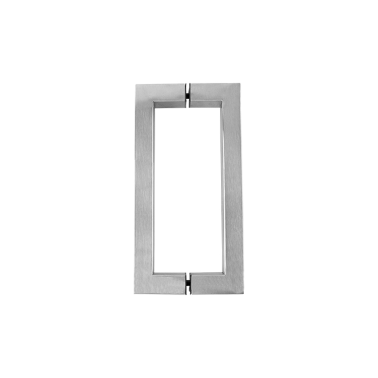 1-1/4” × 1-1/2” RECTANGULAR PULL HANDLE BACK-TO-BACK - SATIN FINISH - 304 STAINLESS STEEL - MOD. CHCP004