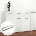 CABINET HANDLE - 304 SOLID STAINLESS STEEL - MOD. W490