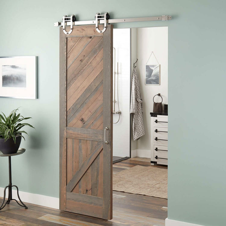 “HORSESHOE” SERIES - BARN DOOR HARDWARE KIT - 176 LBS - MOD. CY-A03