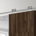 “DOUBLE” SERIES - BARN DOOR HARDWARE KIT - 176 LBS - MOD. CY-S07