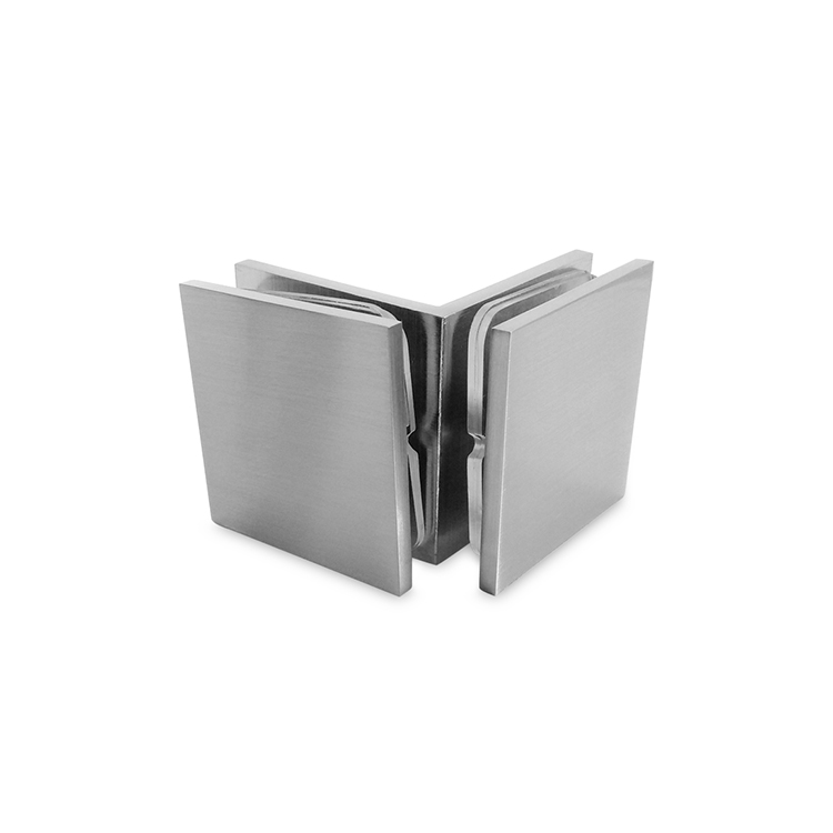 90º STANDARD GLASS-TO-GLASS CLAMP - SOLID BRASS MOD. VTR-872