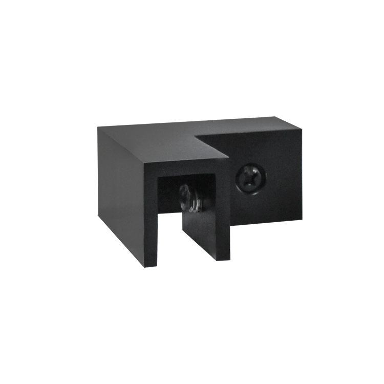 CONECTOR SUPERIOR DE LATÓN CRISTAL-CRISTAL 90º MOD.VTR-B313