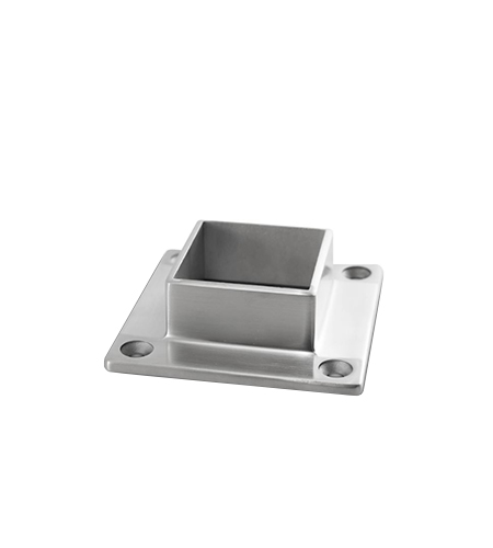 SQUARE BASE FLANGE - 304 STAINLESS STEEL MOD.CY-254