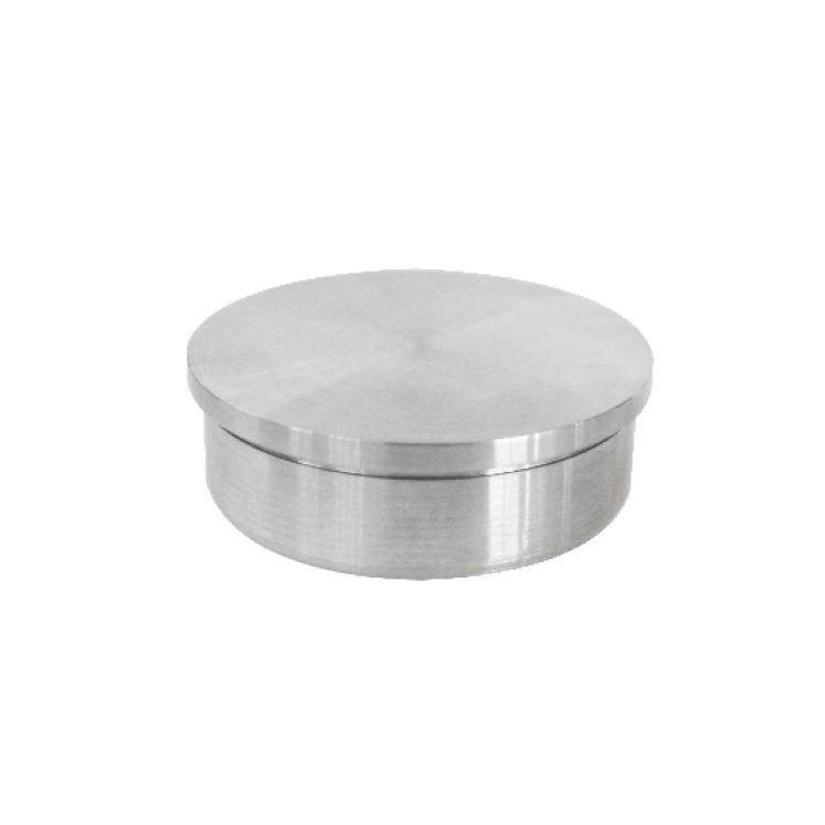 ROUND TOP POST FLAT CAP - 304 STAINLESS STEEL MOD.CY-122