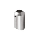 SINGLE CONCAVE BASE SUPPORT - 304 STAINLESS STEEL MOD.CY-153