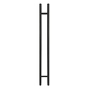 50&quot; LADDER PULL HANDLE BACK-TO-BACK - BLACK FINISH - 304 STAINLESS STEEL - MOD. L22
