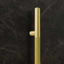 KNUTTED HANDLE 12" x 24" (305 x 610mm) SATIN BRASS SET - MOD. L22