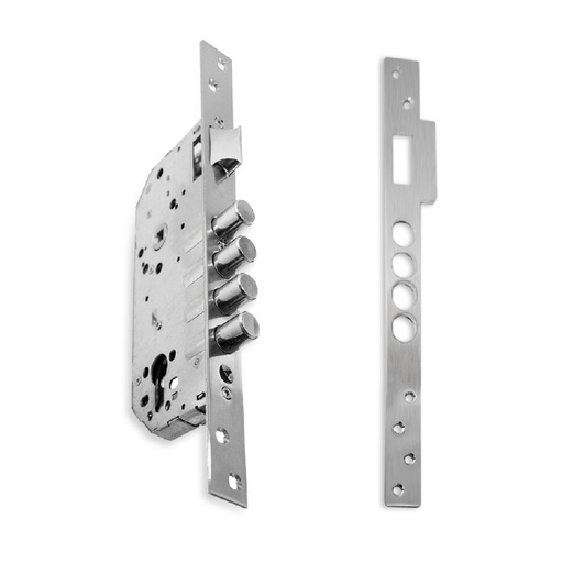 HIGH SECURITY EURO MORTISE MECHANISM - 4 BOLTS MOD. 3201