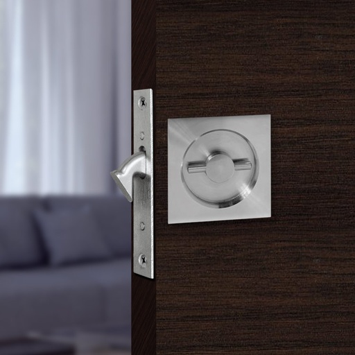 SQUARE POCKET DOOR LOCK CMY071