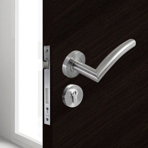 [CMHP008] EURO LEVER SET - HOLLOW STAINLESS STEEL CMHP008