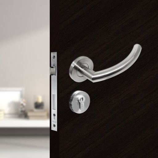 [CMHP011] IZARO EURO LEVER SET - HOLLOW STAINLESS STEEL CMHP011