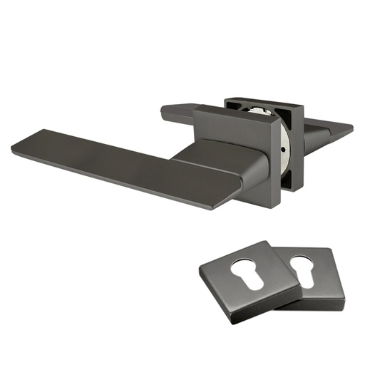 [TUR.MAN.1800G] LISBOA TÜRGRIFFE DOOR LOCK GRAY TUR.MAN.1800G