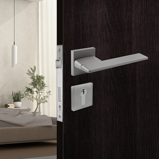 [TUR.MAN.1800S] LISBOA TÜRGRIFFE DOOR LOCK SATIN TUR.MAN.1800S