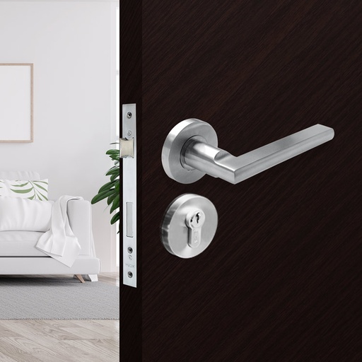 [CMH027] PLAYA EURO LEVER SET - SOLID STAINLESS STEEL CMH027