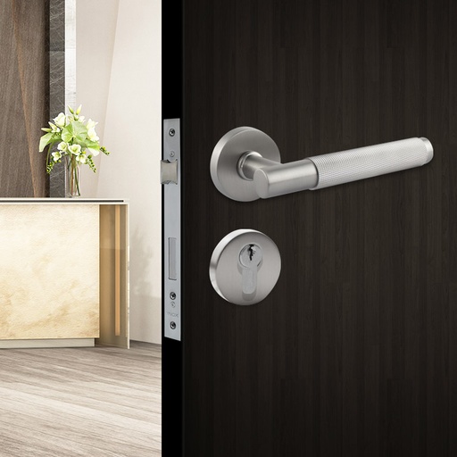 [TUR.MAN.6003MG] PRAGA TÜRGRIFFE DOOR LOCK GRAY TUR.MAN.6003MG